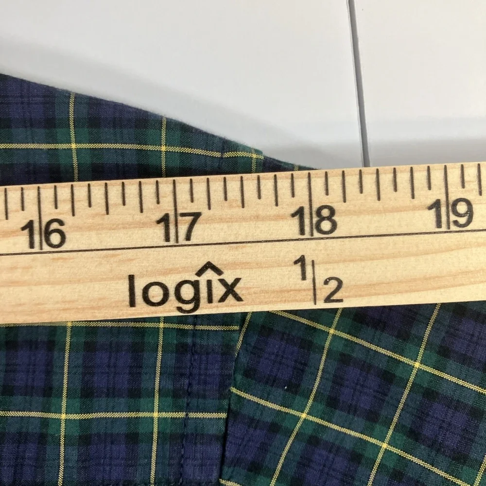 Ralph Lauren Shirt Mens XL Tartan Blackwatch Plaid L/S Button Down Slim Fit Pony